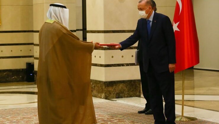 Cumhurbaşkanı Erdoğan, BAE Büyükelçisini kabul etti