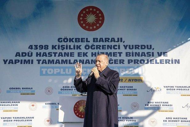 Cumhurbaşkanı Erdoğan’dan Aydın’da toplu açılış törenine katıldı