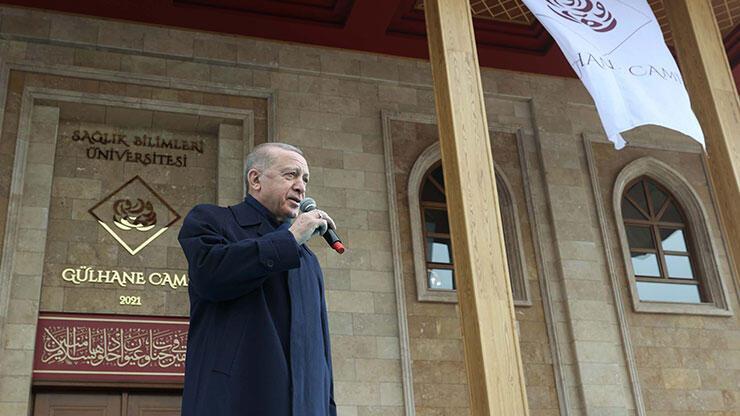 Cumhurbaşkanı Erdoğan’dan cami açılışında konuşma gerçekleştirdi￼
