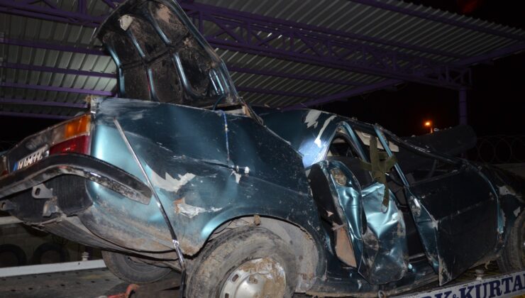 Konya’da otomobil takla attı: 1 ölü, 3 yaralı