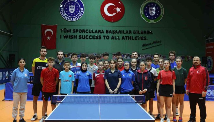 Masa Tenisi Milli Takım kampları Bursa’da devam ediyor